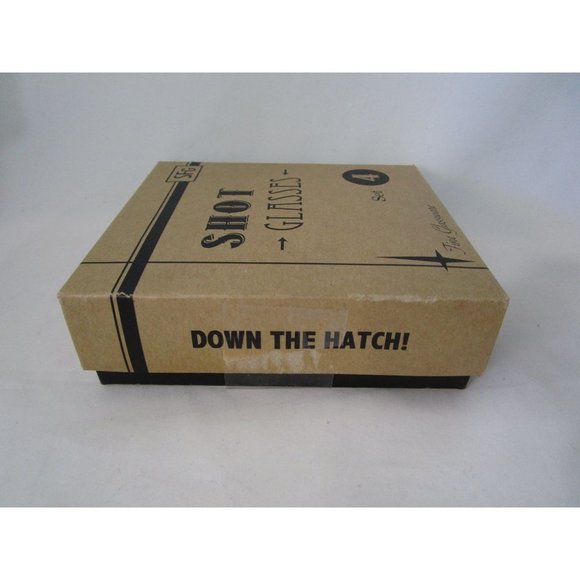 SpitfireGirl Animal Menagerie Shot Glass Set Four New Cat Fox Bear Lion - Picture 9 of 12